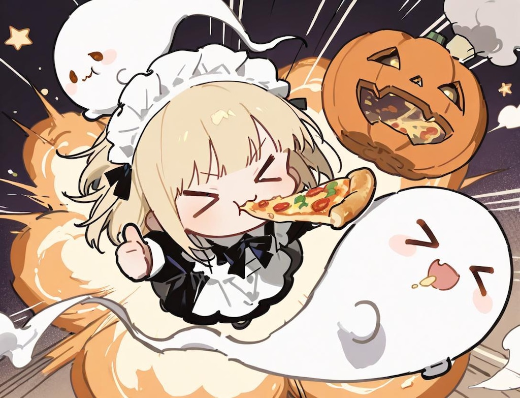 ずっと一緒やでぇ！！✨( >ω<)👻✨