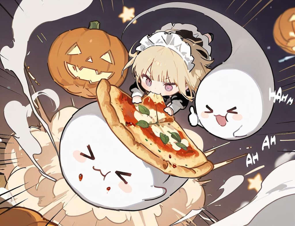 ずっと一緒やでぇ！！✨( >ω<)👻✨