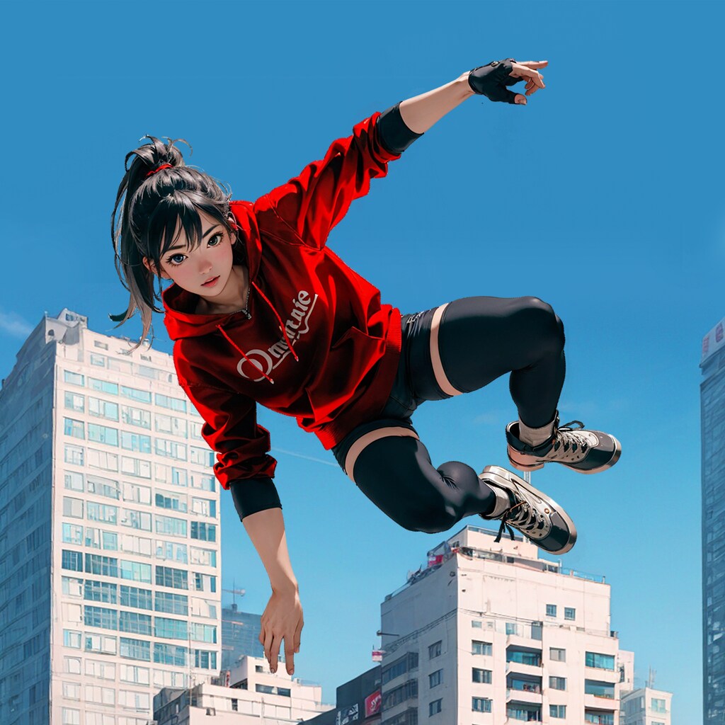 パルクール女子