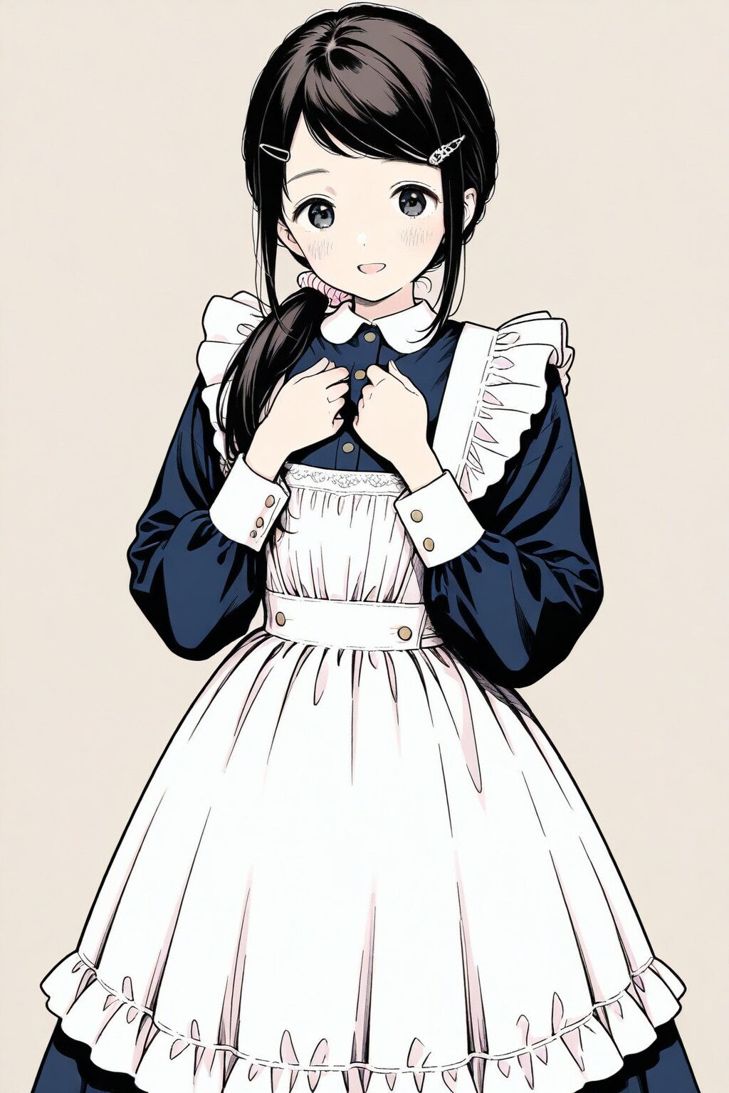 メイド姿な長女ちゃん🌸✨