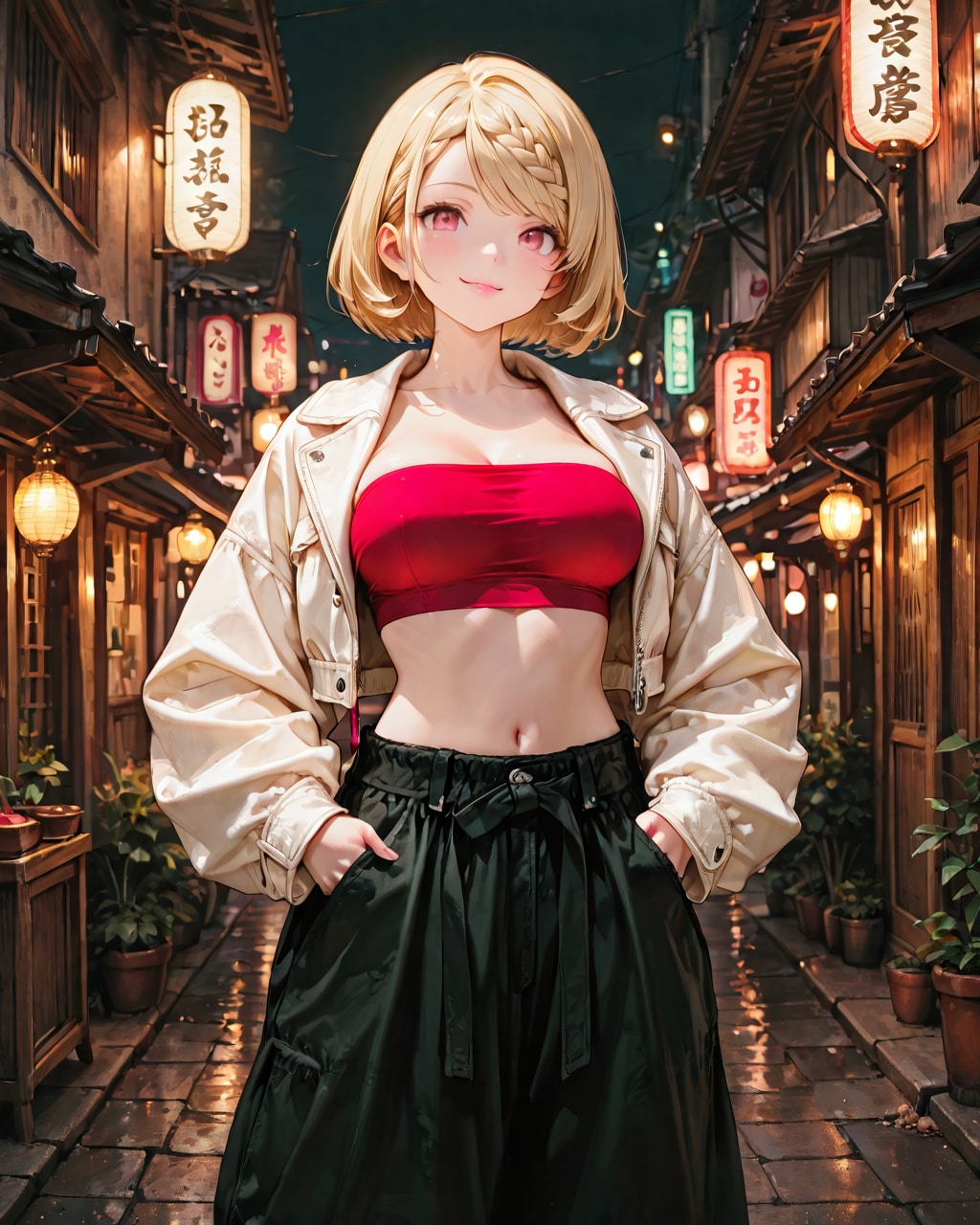 白コートのレディース