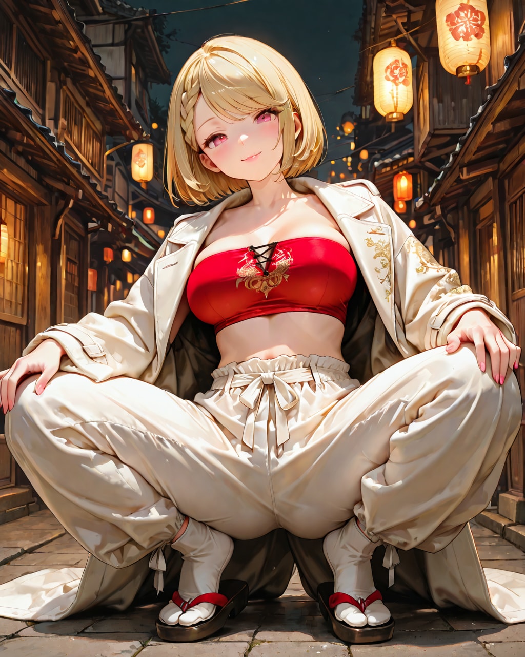 白コートのレディース | の人気AIイラスト・グラビア