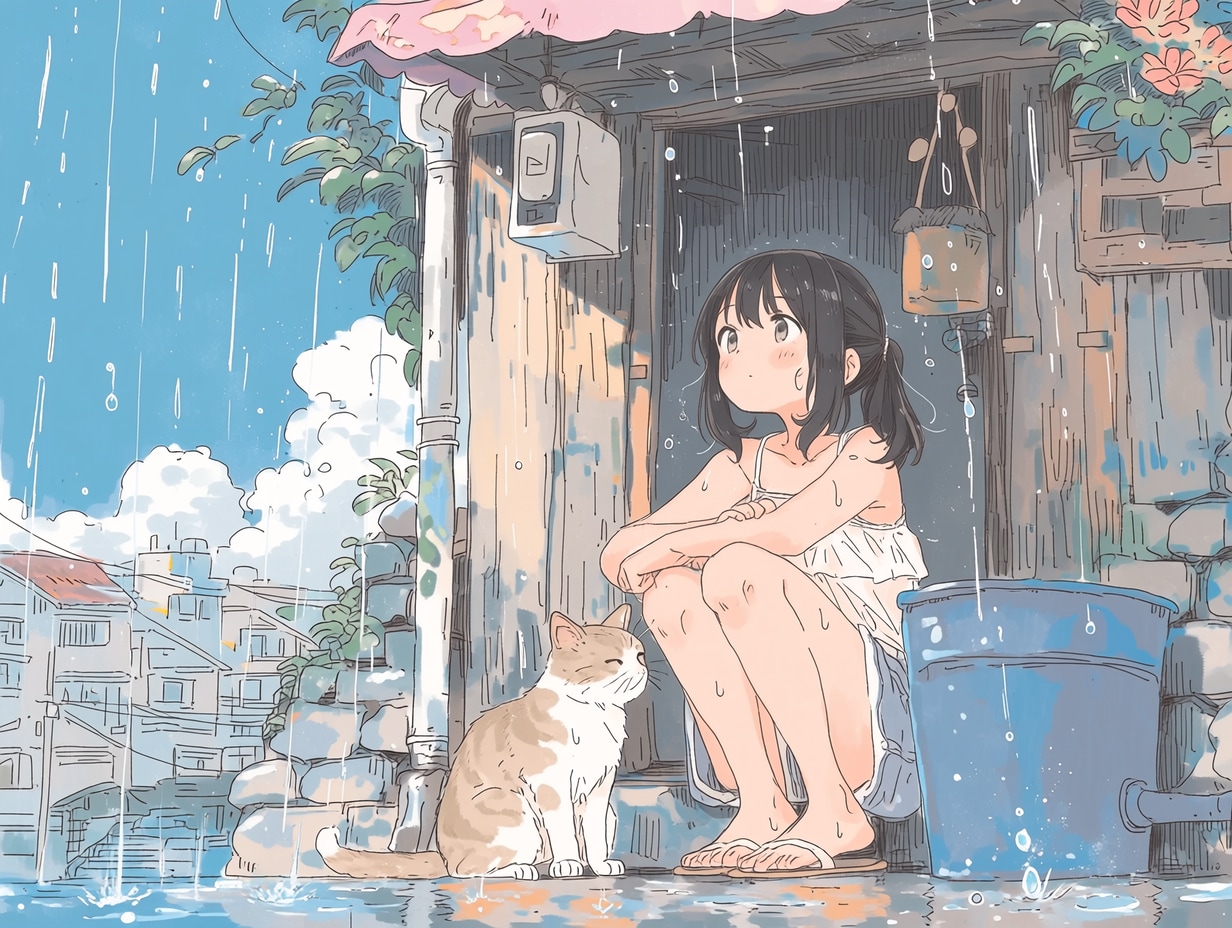 もう少しだけ降ってていいよ | の人気AIイラスト・グラビア