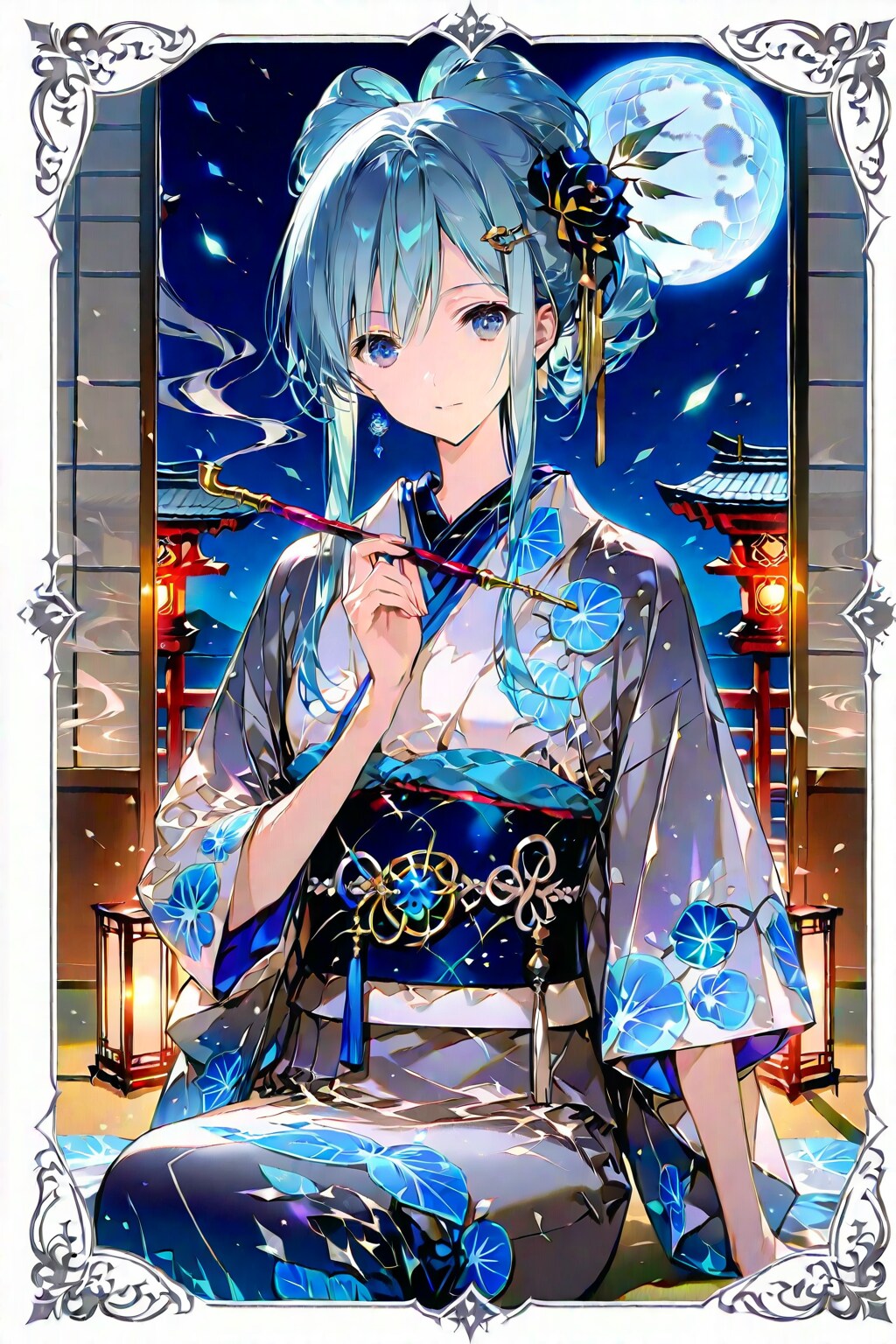 月影花魁 ― アリア | の人気AIイラスト・グラビア