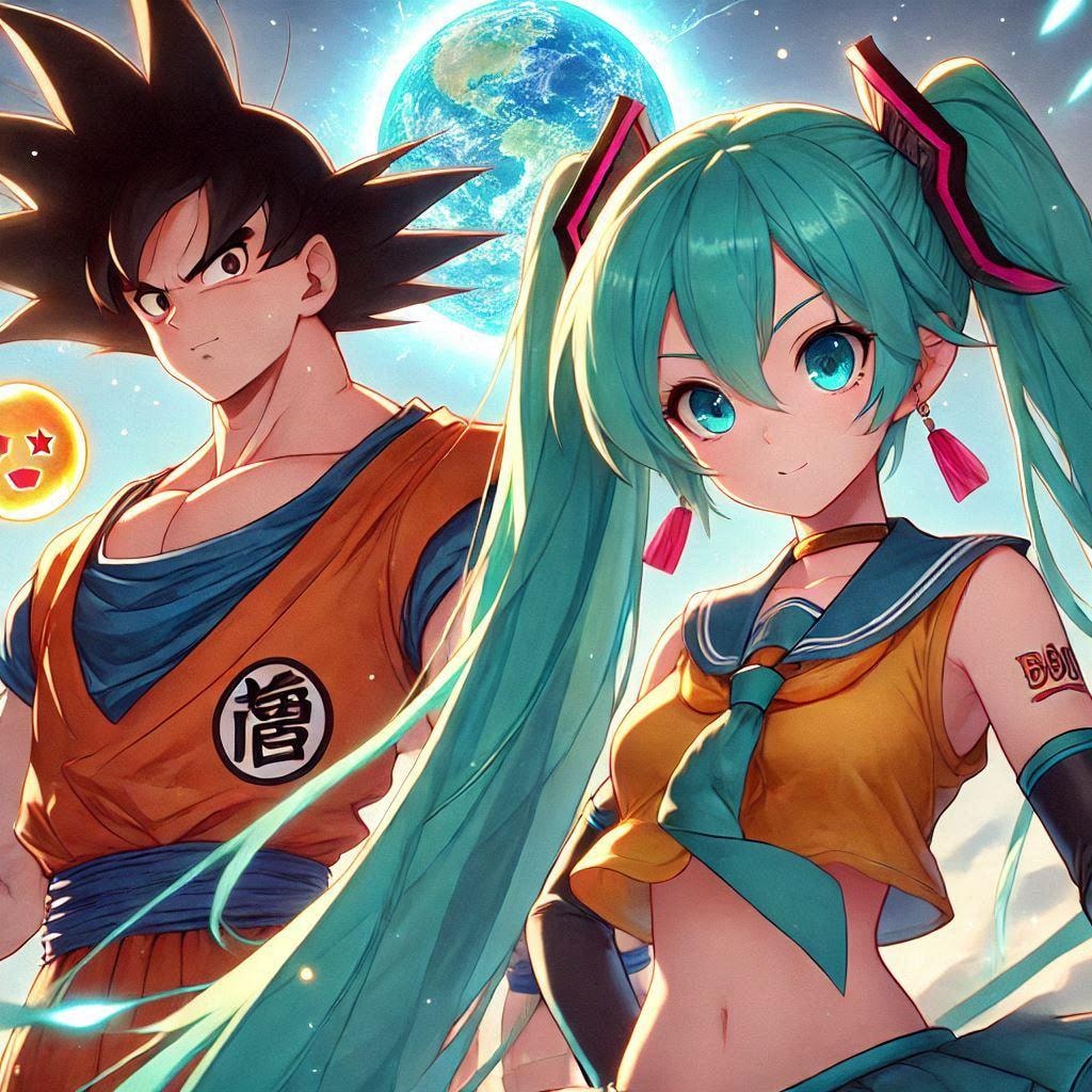 孫悟空と初音ミク