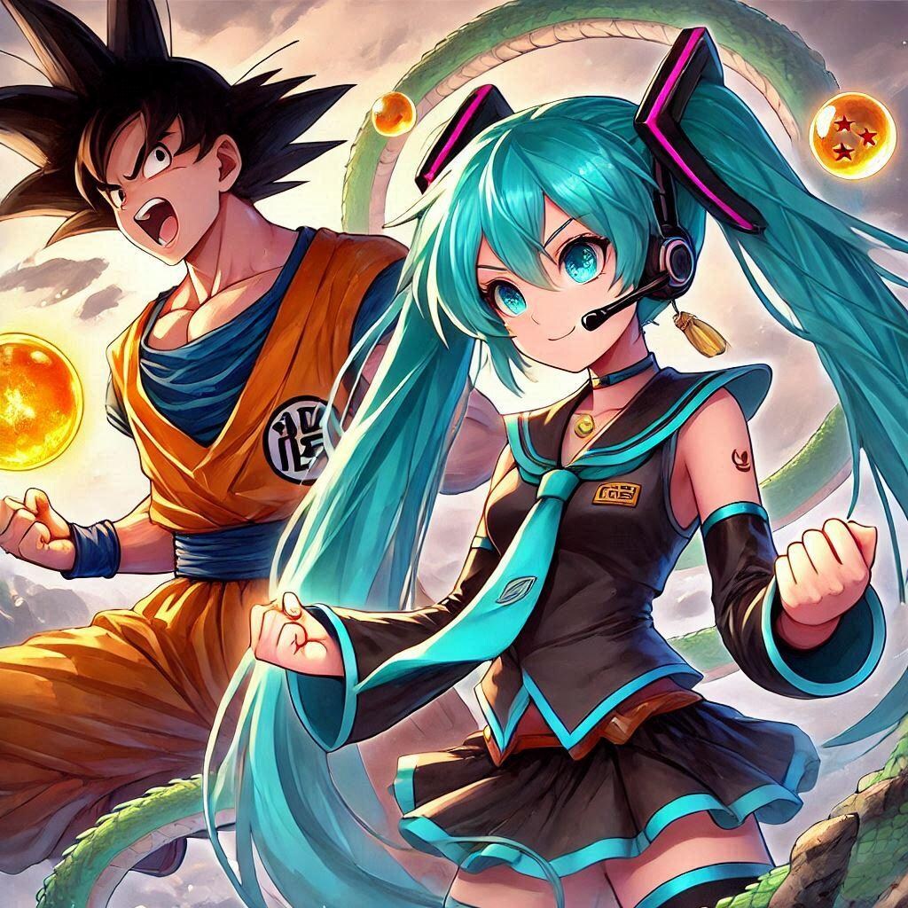 孫悟空と初音ミク