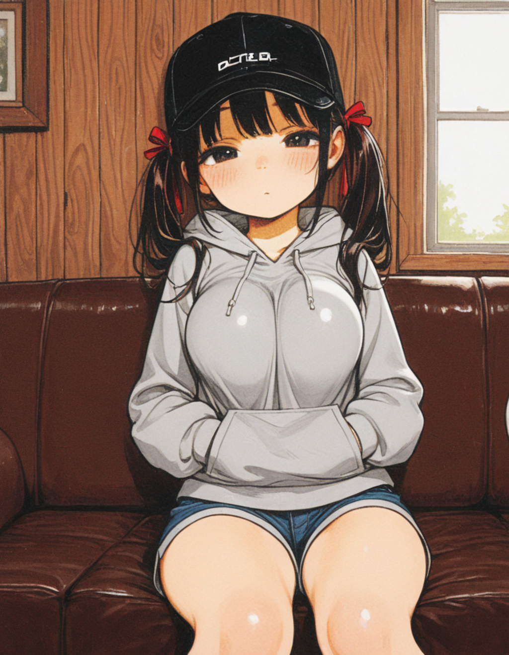 パーカーと少女