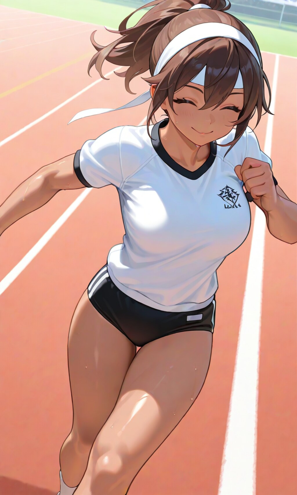 運動会のあやめさん