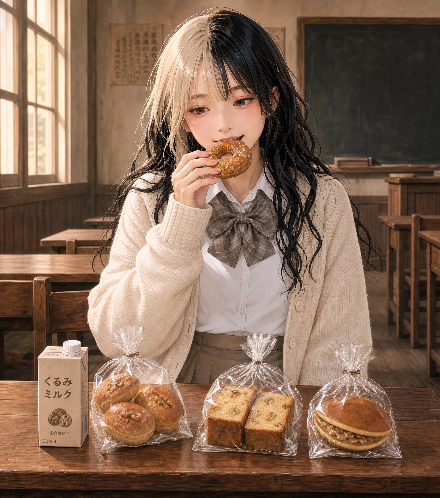 9/14 食いしん坊の日（くるみちゃん） | の人気AIイラスト・グラビア
