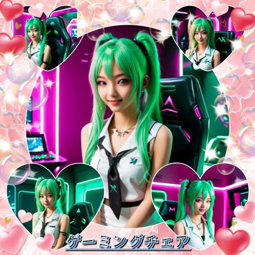 ゲーミングチェア　コラージュ