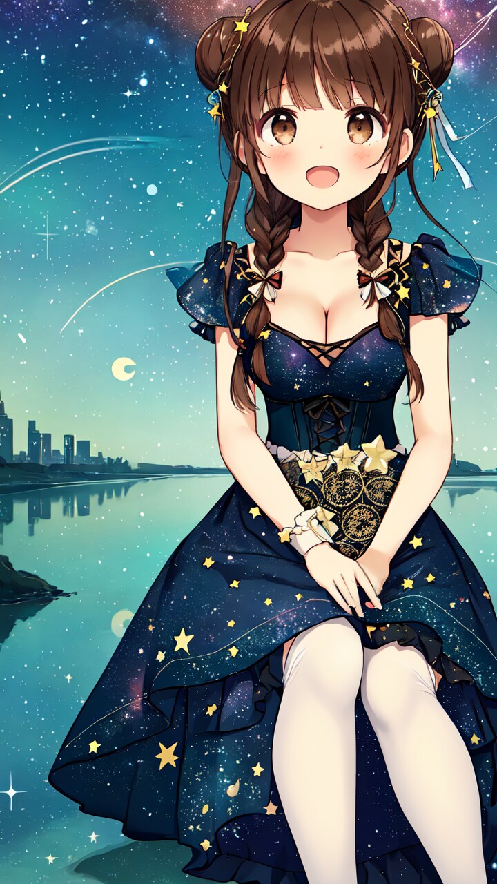 星が満ちる湖