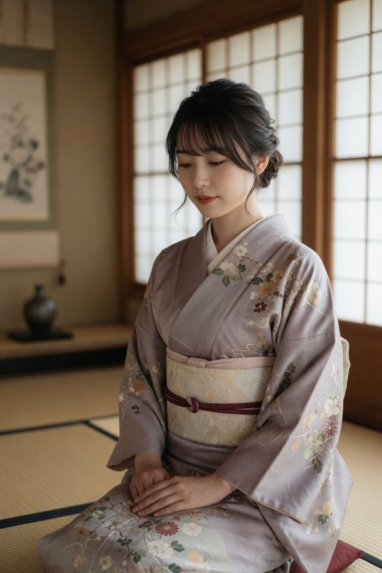 着物女性