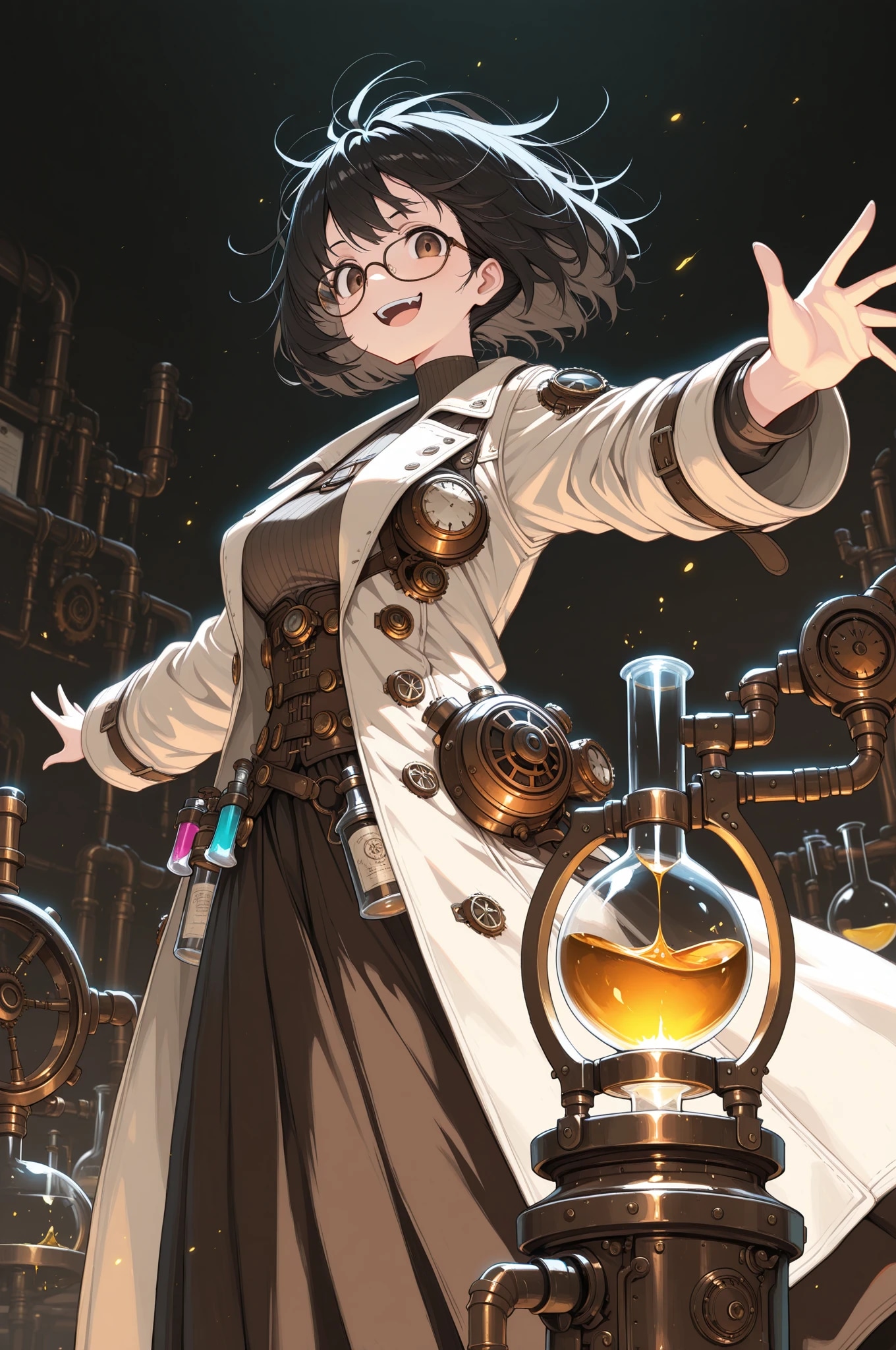スチームパンクなラボ | の人気AIイラスト・グラビア