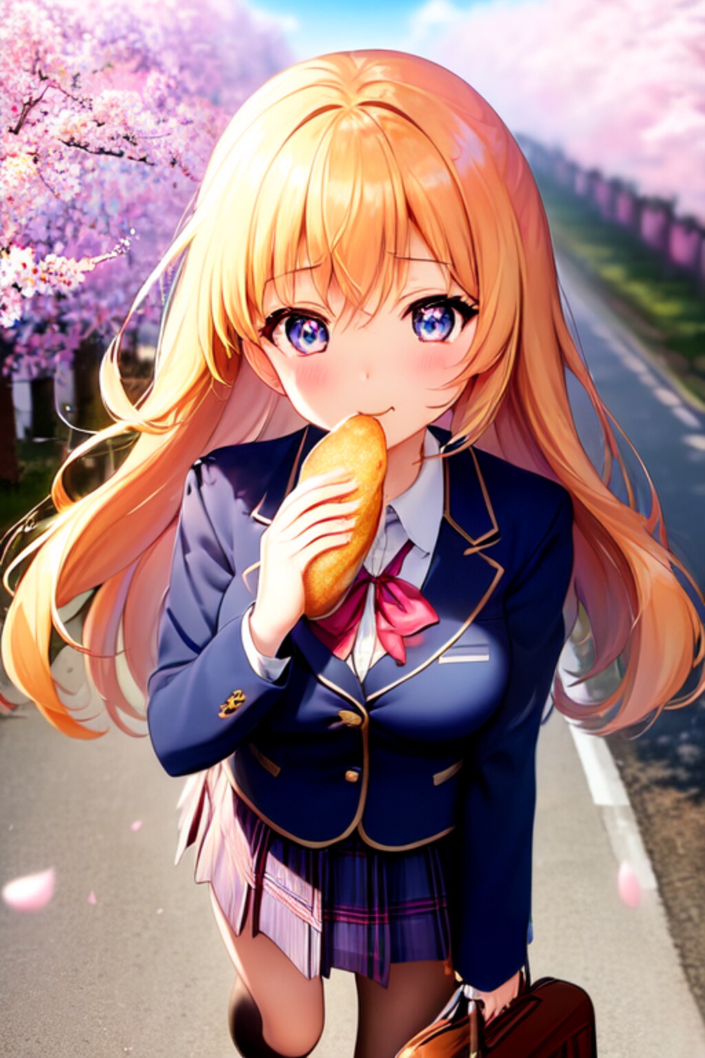 新学期遅刻寸前パン食いダッシュ