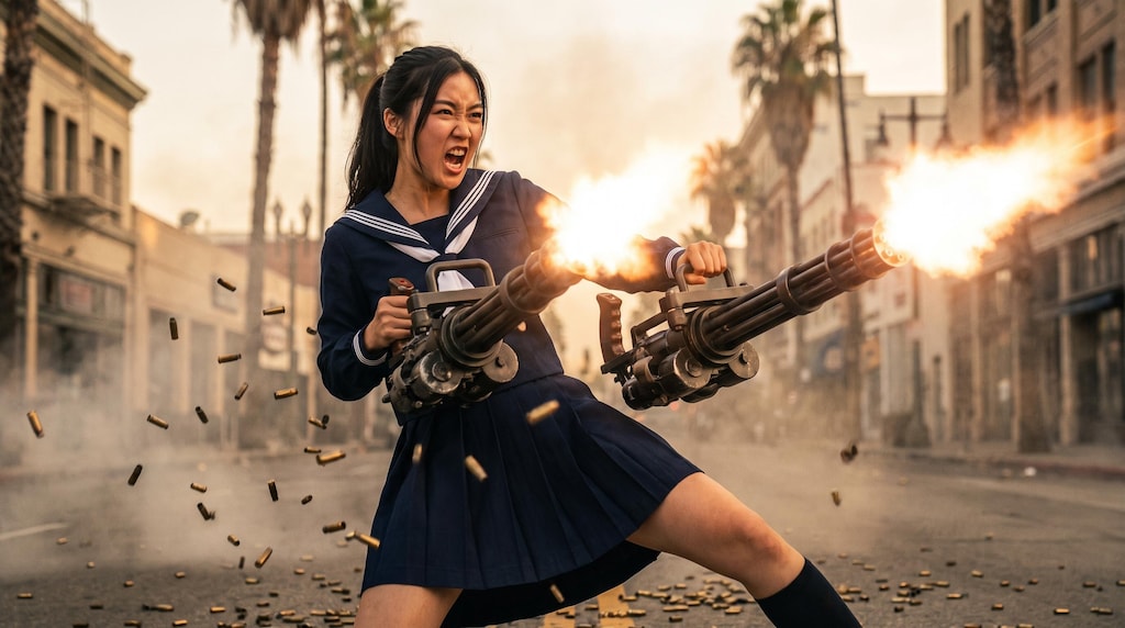 乱射