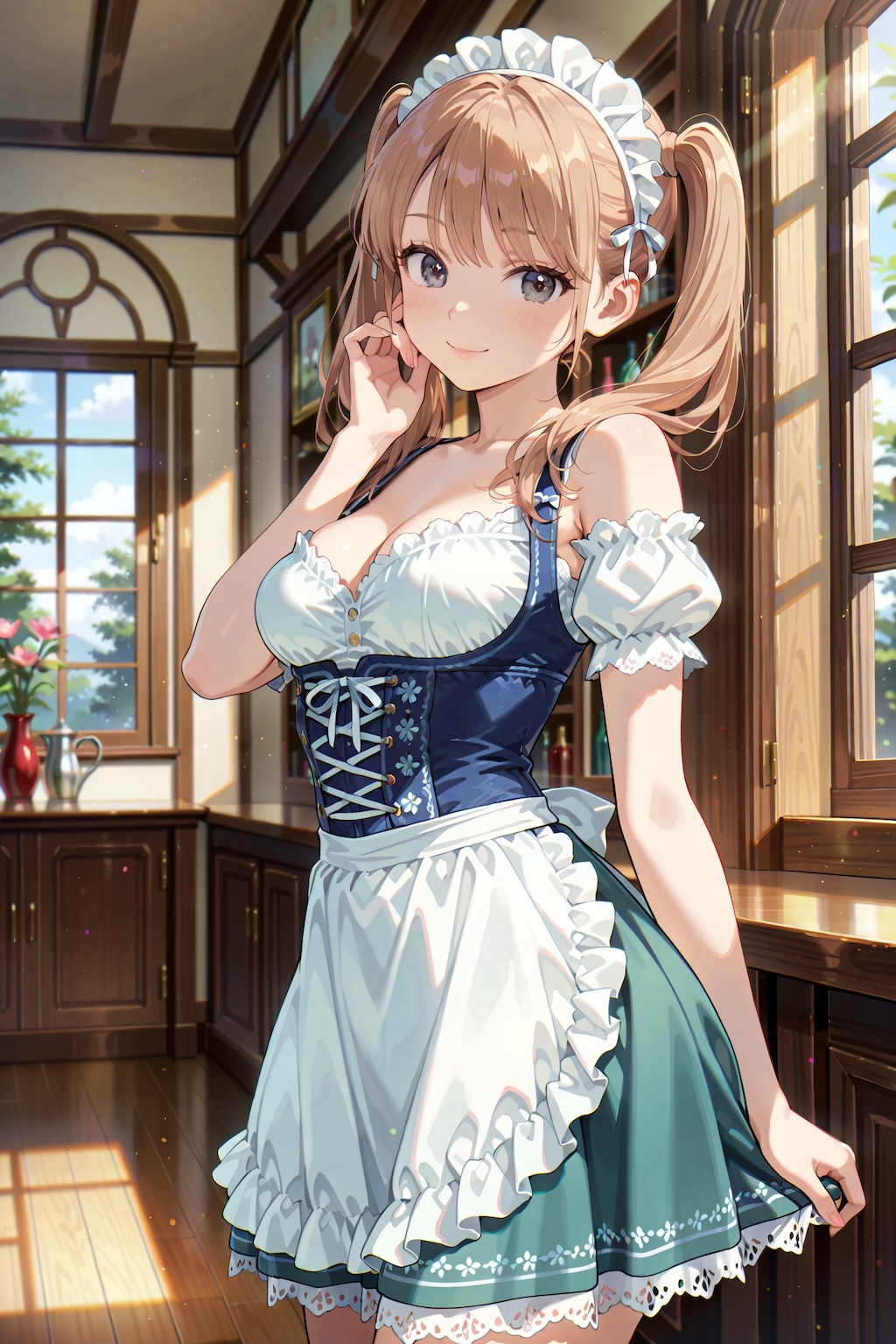 【撮影会】洋館のディアンドル娘 Z708