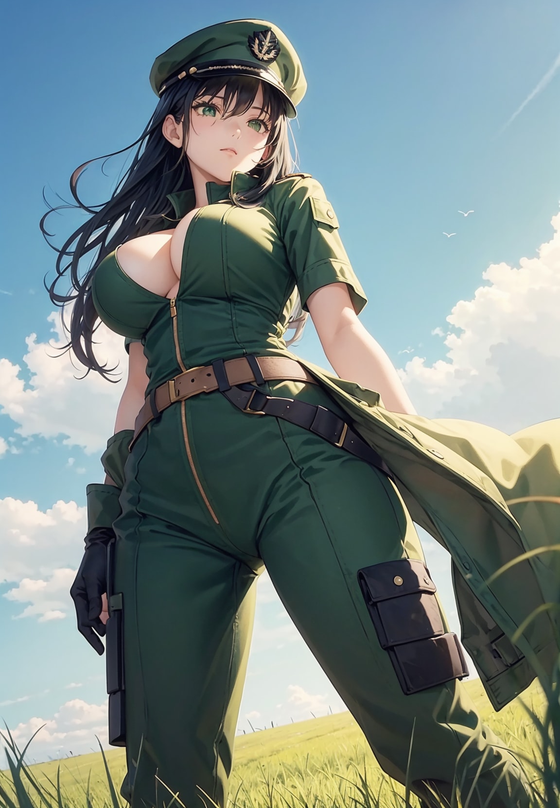 軍服 | の人気AIイラスト・グラビア