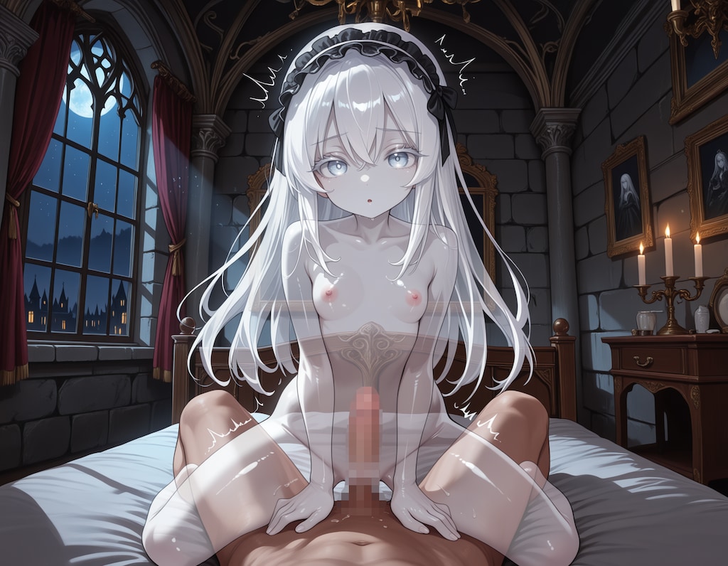 幽霊少女の騎乗位！
