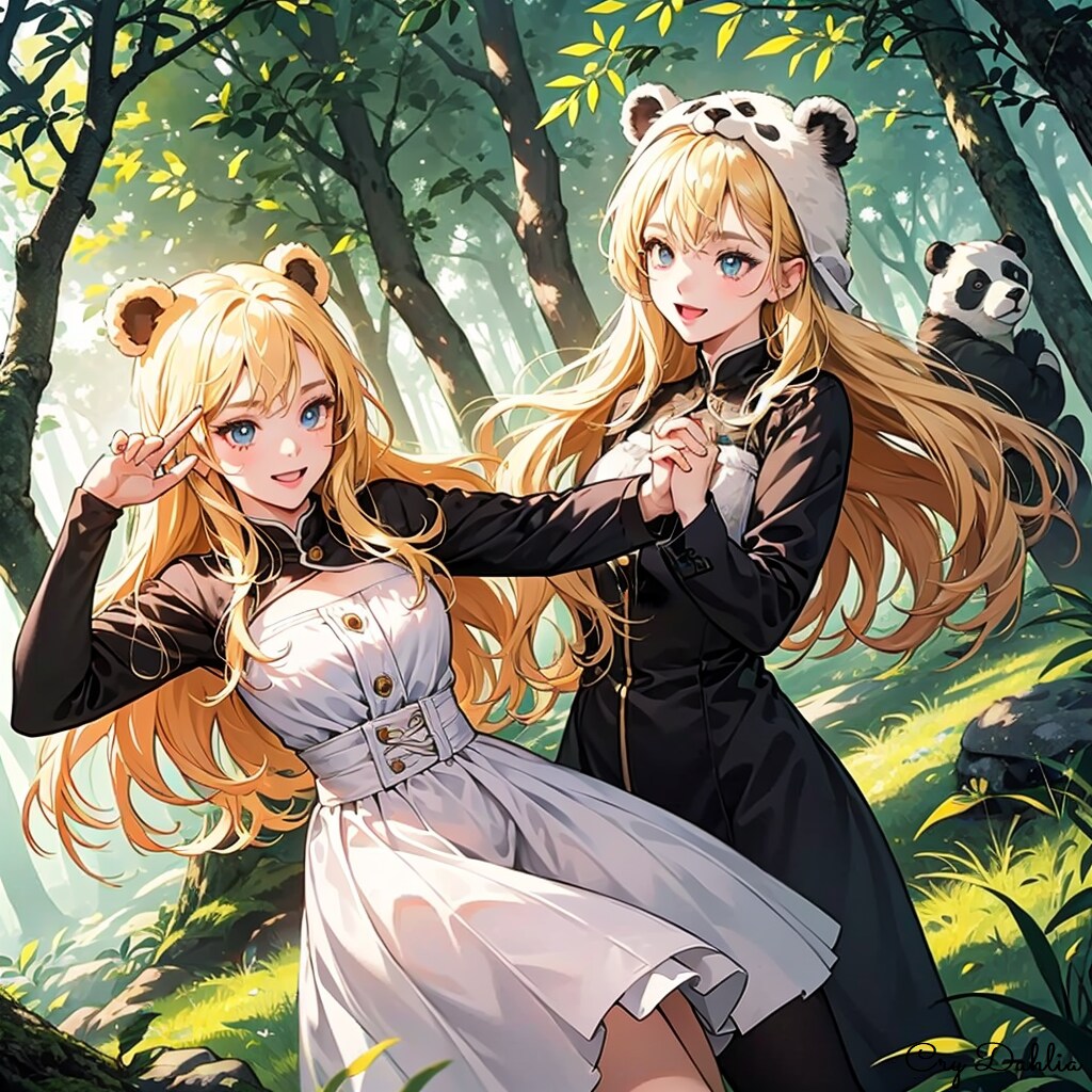 森のくまぱんだ姉妹