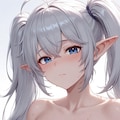 銀髪エルフが好きです。 4枚目
