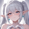銀髪エルフが好きです。 2枚目