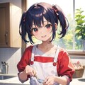 妹のケーキ作り 2枚目