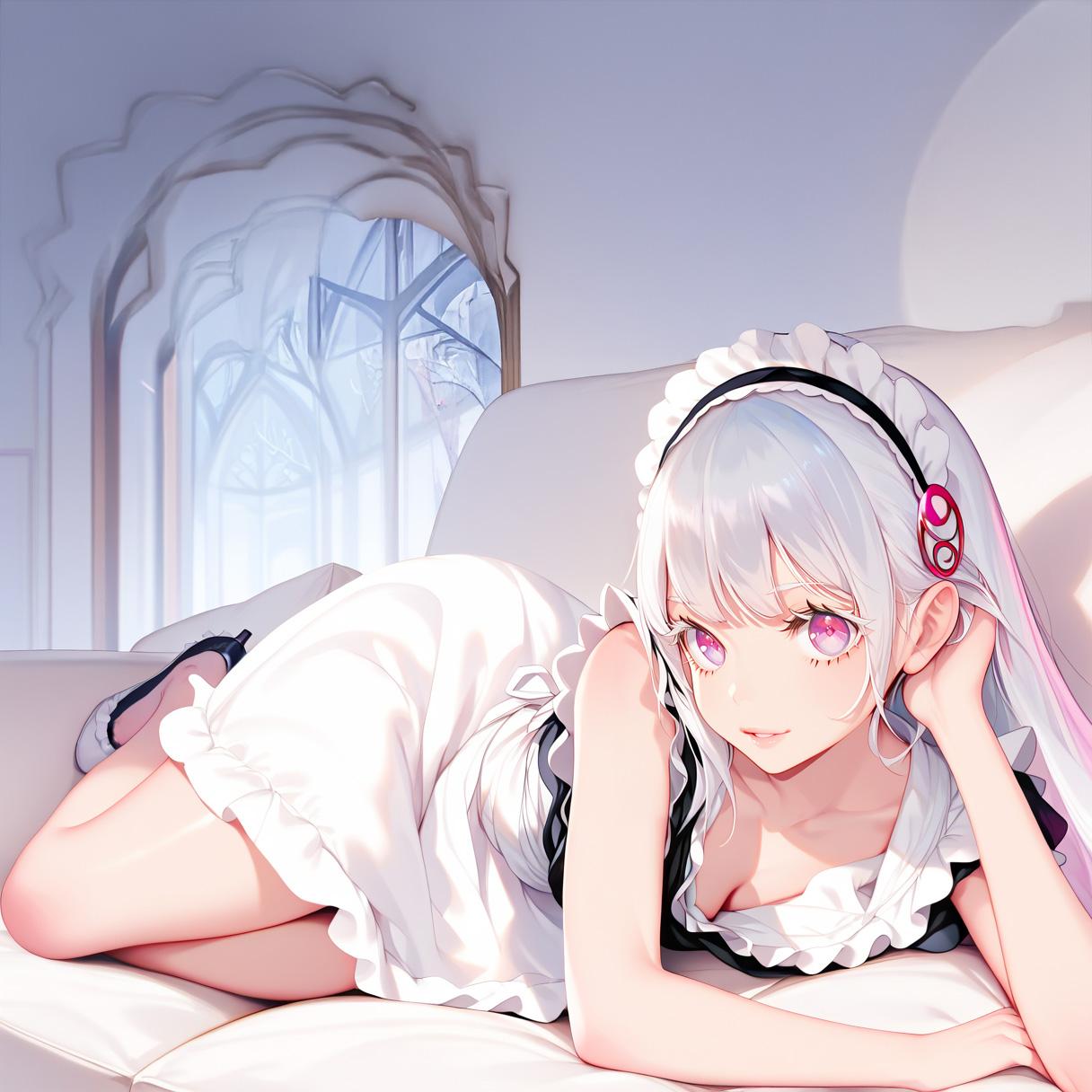 「仕事が早く片付いたので、少しお休みです」 | の人気AIイラスト・グラビア