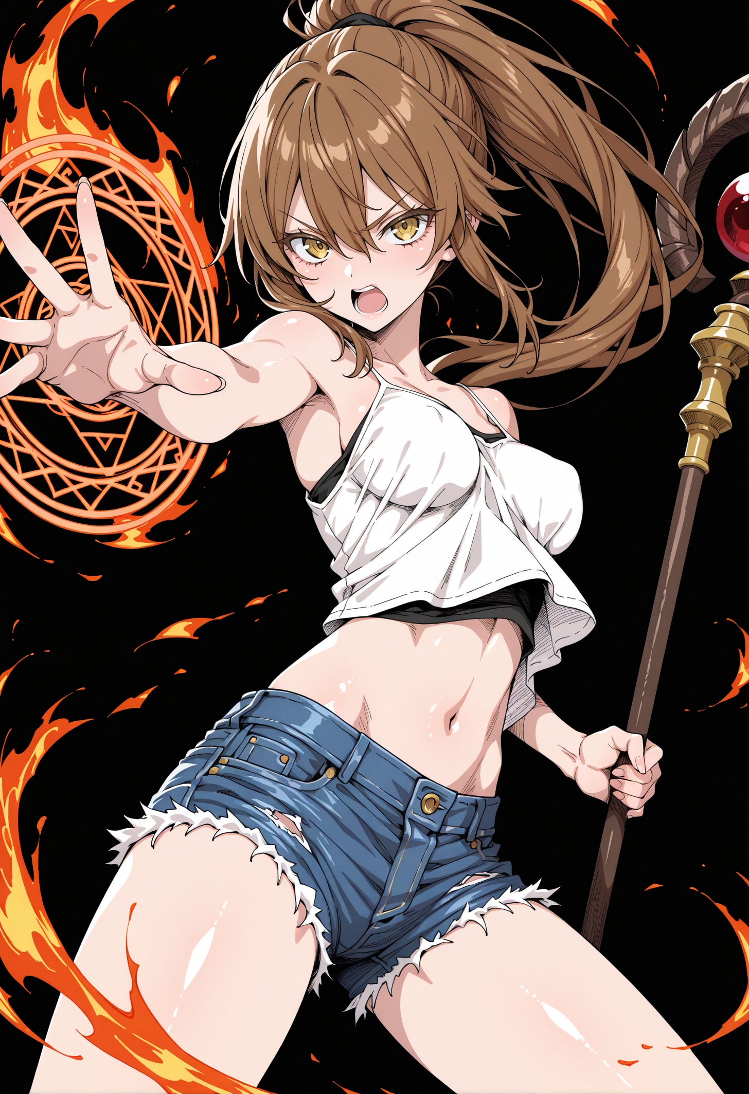 ホットパンツ魔法使い