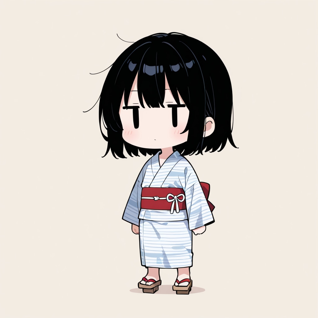 浴衣に下駄を合わせてみる