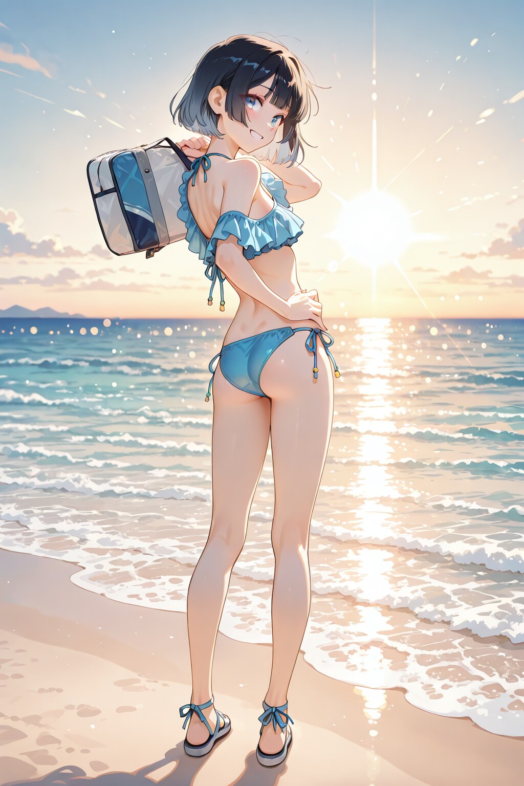 ビーチのよその子本田可憐ちゃん