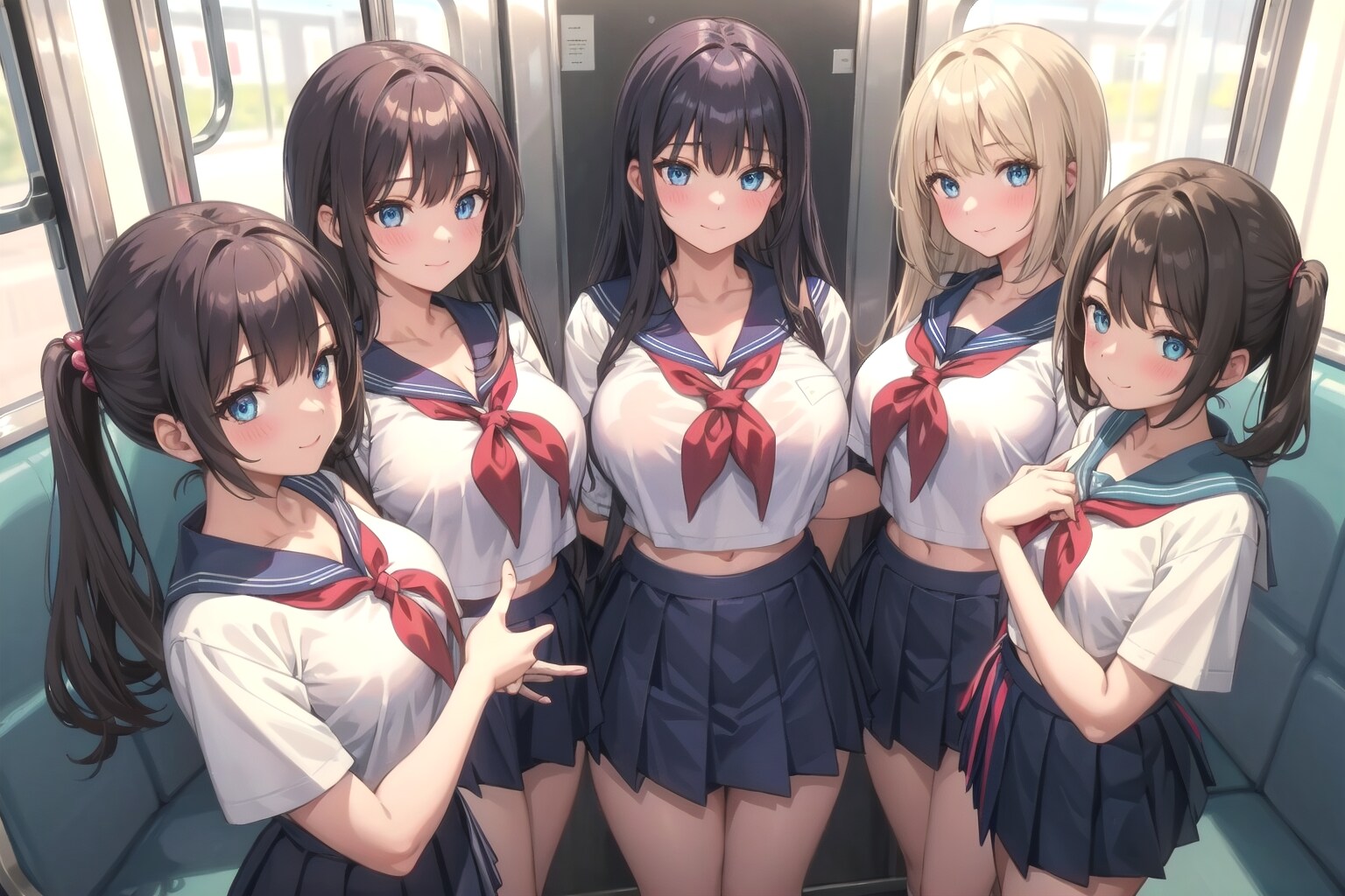 一緒に帰れて嬉しいでしょ！　〜制服のある風景〜