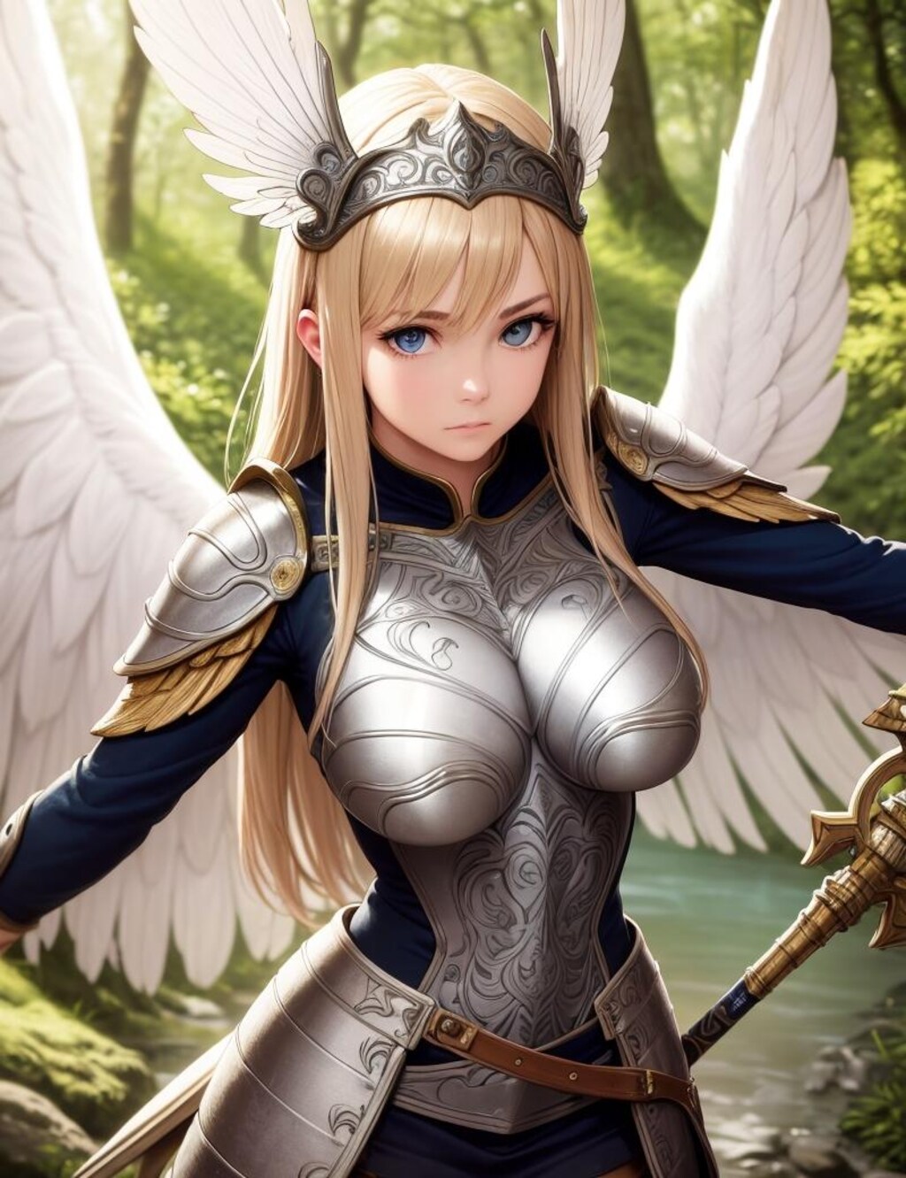 樹海と戦乙女 valkyrie forest_2