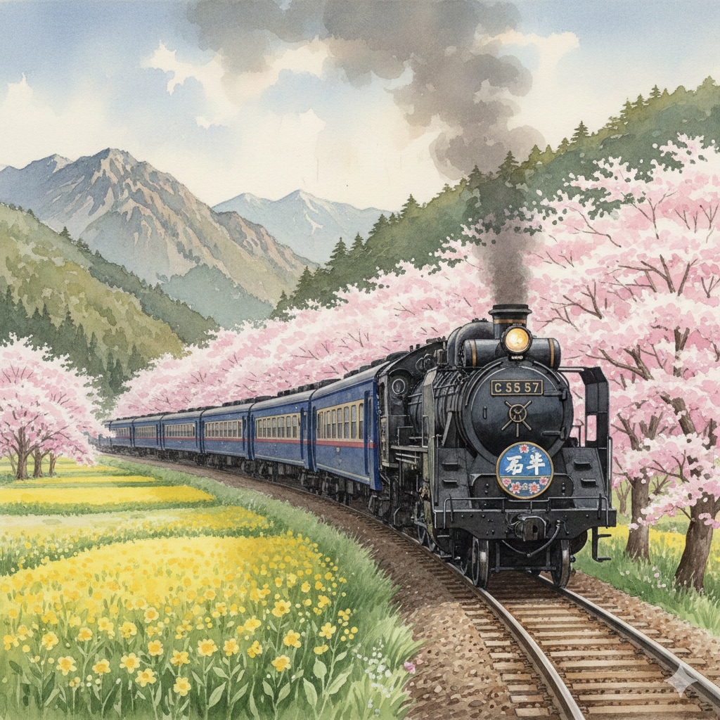 大いなる旅路　♪胸の奥に熱く何かが騒いだ、あの日とめどなく、あふれた夢さ〜