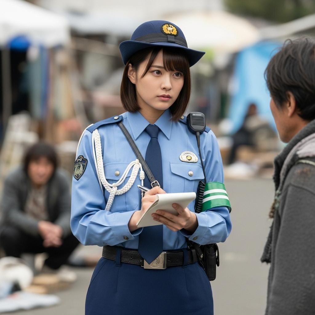 婦警さんの一日　職務質問＆青少年補導