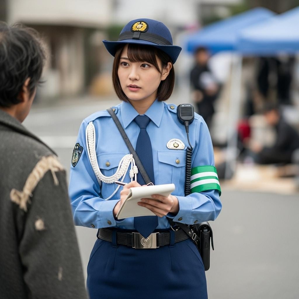 婦警さんの一日　職務質問＆青少年補導