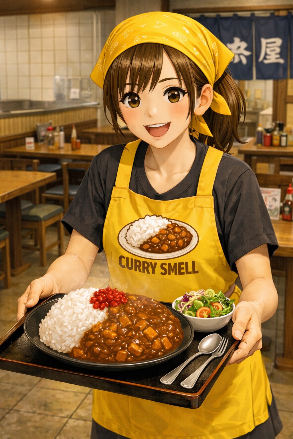 大盛りカレー | の人気AIイラスト・グラビア