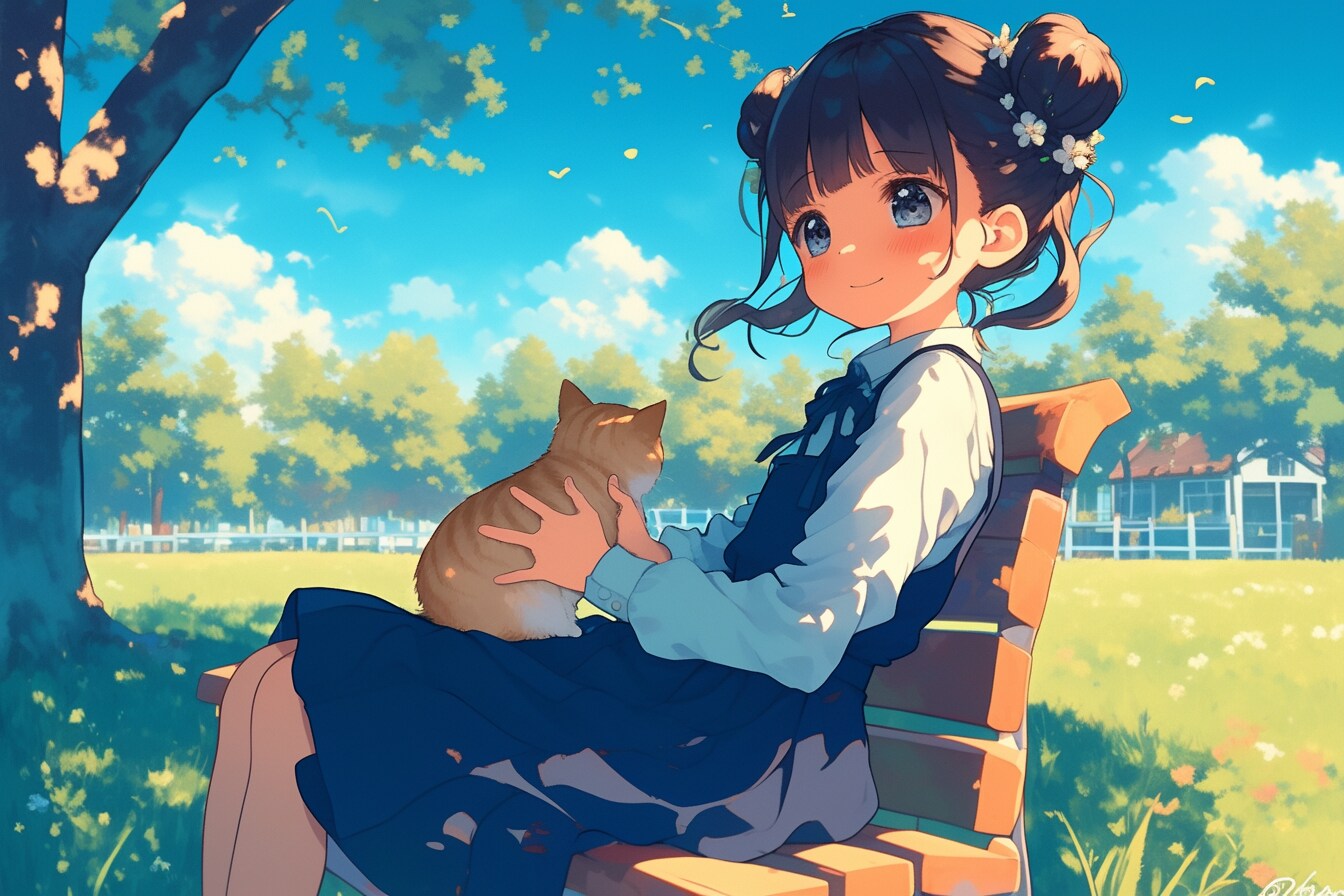 猫🐈とおだんごちゃん🍡✨216 | の人気AIイラスト・グラビア