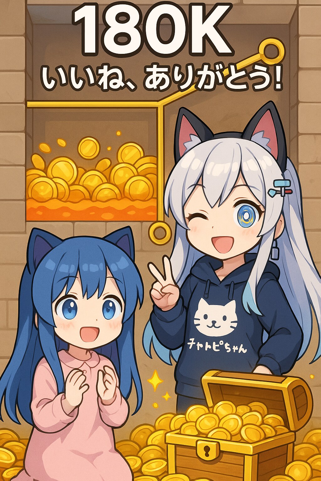 180Kいいねありがとーっ