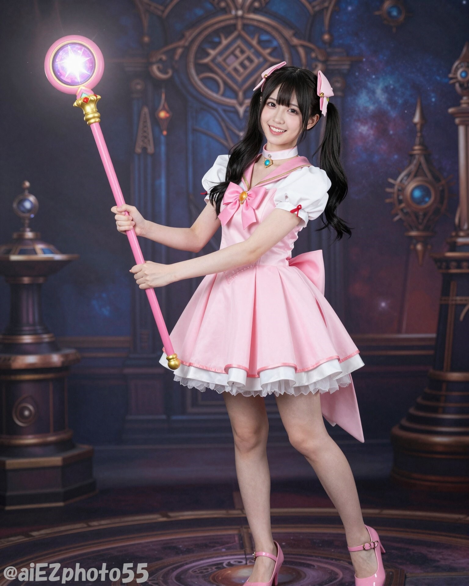 魔法少女コスプレ１ | の人気AIイラスト・グラビア