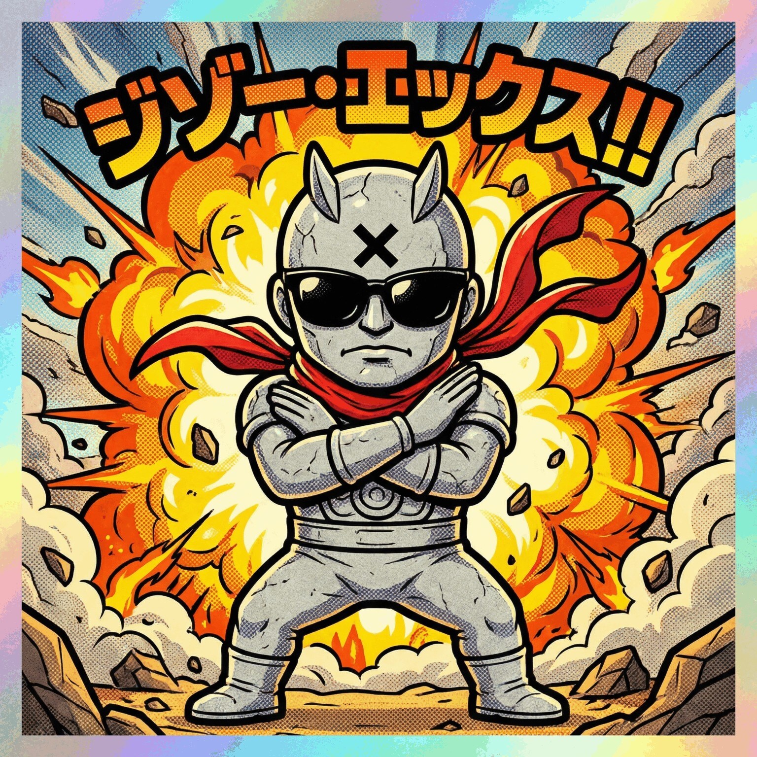 ジゾー・エックス！！シール