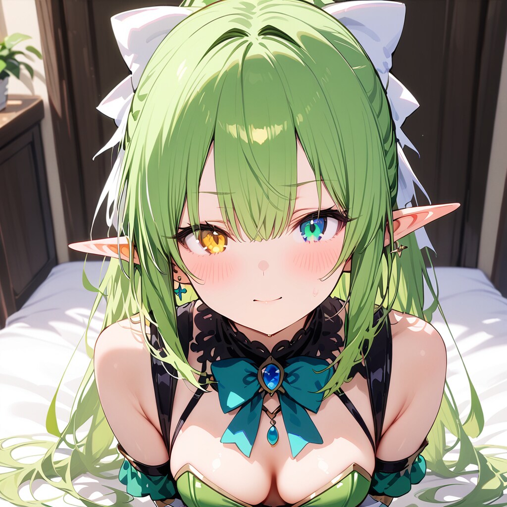 照れエルフ