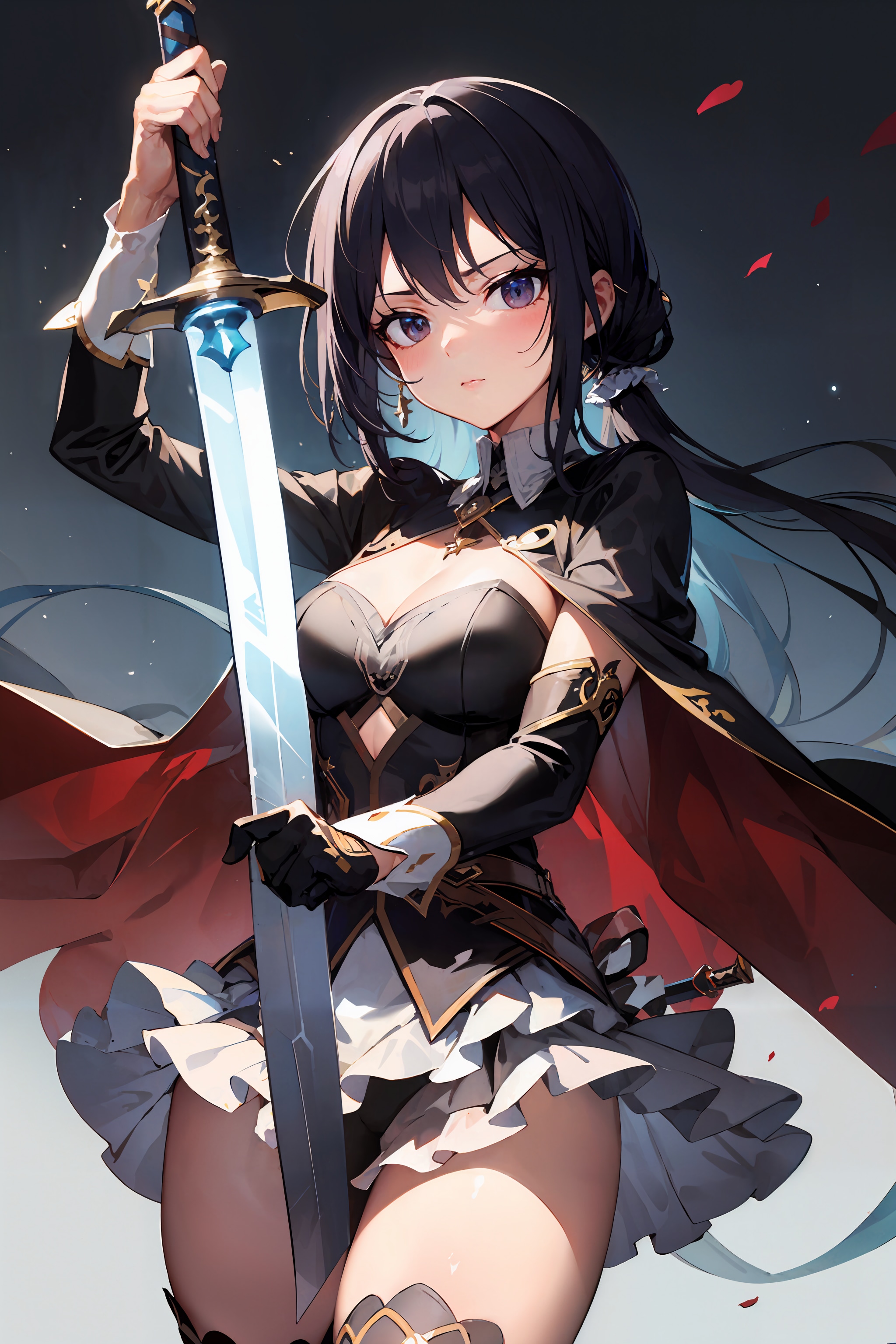 １単語だけプロンプト「sword」