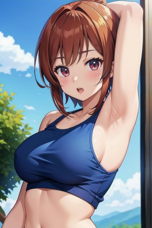 いろいろ兼ね備えたパーフェクト腋見せ💖