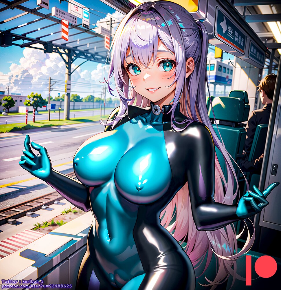 電車らしき乗り物でお出かけ♪🚃✨