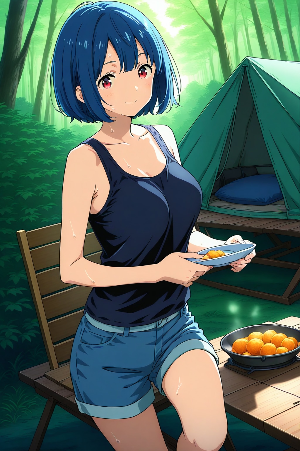 避暑地で夏キャンプ⛺️