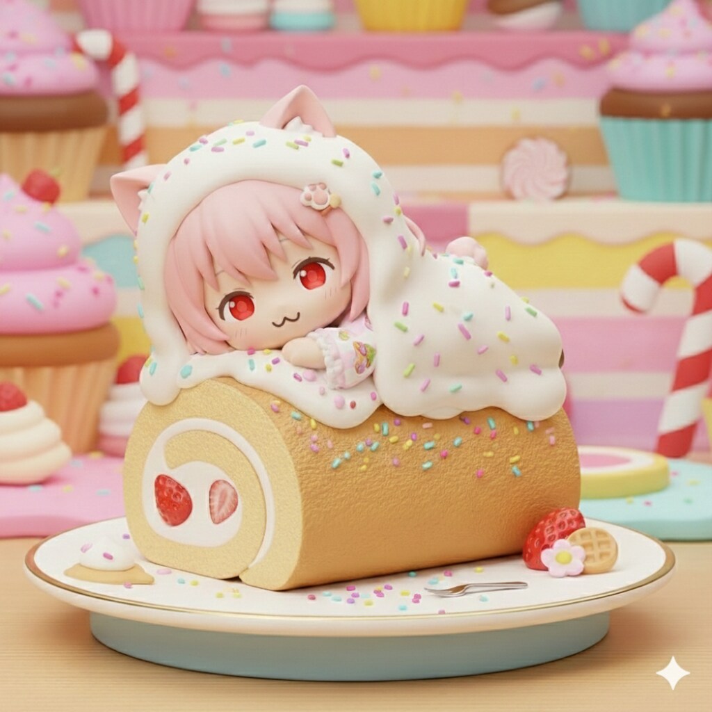 なにかをまくフィギュア