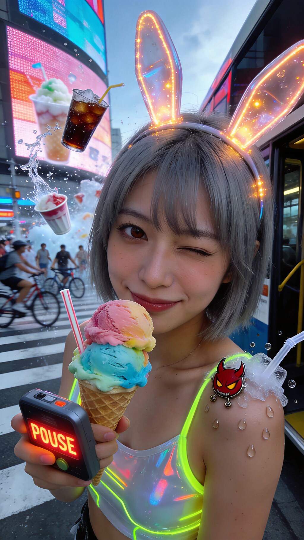 Strawberry Neon After Midnight