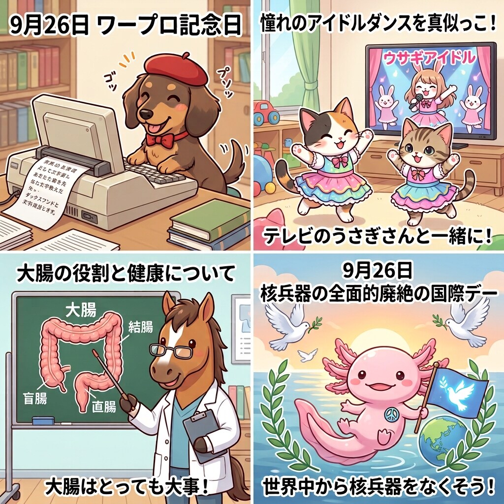 9/26の何の日 | の人気AIイラスト・グラビア