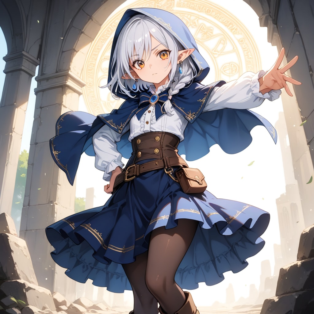 魔法使いさん、戦闘モード | の人気AIイラスト・グラビア