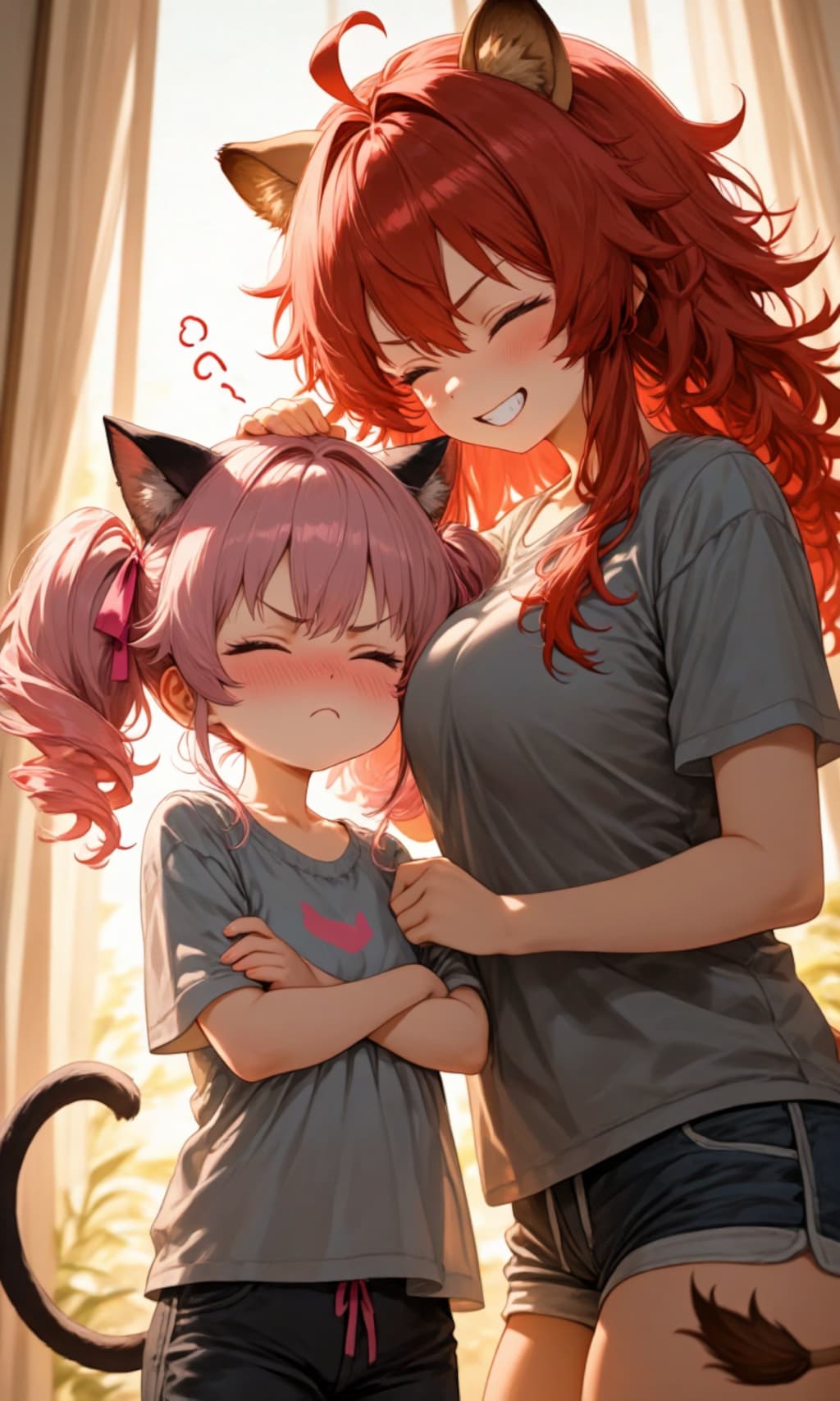 にゃのん(フェーレ)よしよし